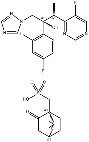 (2R,3S)-2-(2,4-Difluorofenil)-3-(5-fluoropiriMidin-4-il)-1-(1H-1,2,4-triazol-1-il)-2-butanol L (-)-CaMforsulfonato