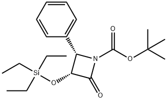 2-oxo-4-fenil-3-(trietilsililoxi)azetidina-1-carboxilato de (3R,4S)-terc-butilo