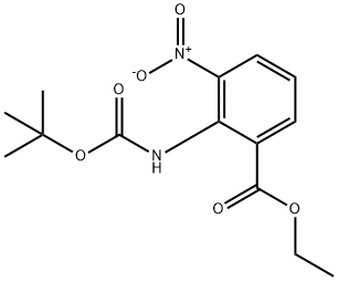 Éster etílico del ácido 2-[1,1-dimetiletil etoxicarbonil]amino-3-nitrobenzoico