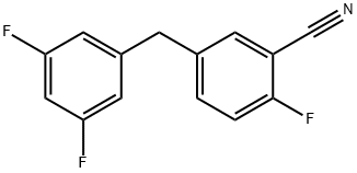 5-(3,5-difluorobencil)-2-fluorobenzonitrilo