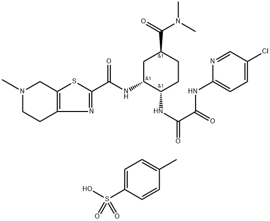 Edoxabán (sal TsOH)